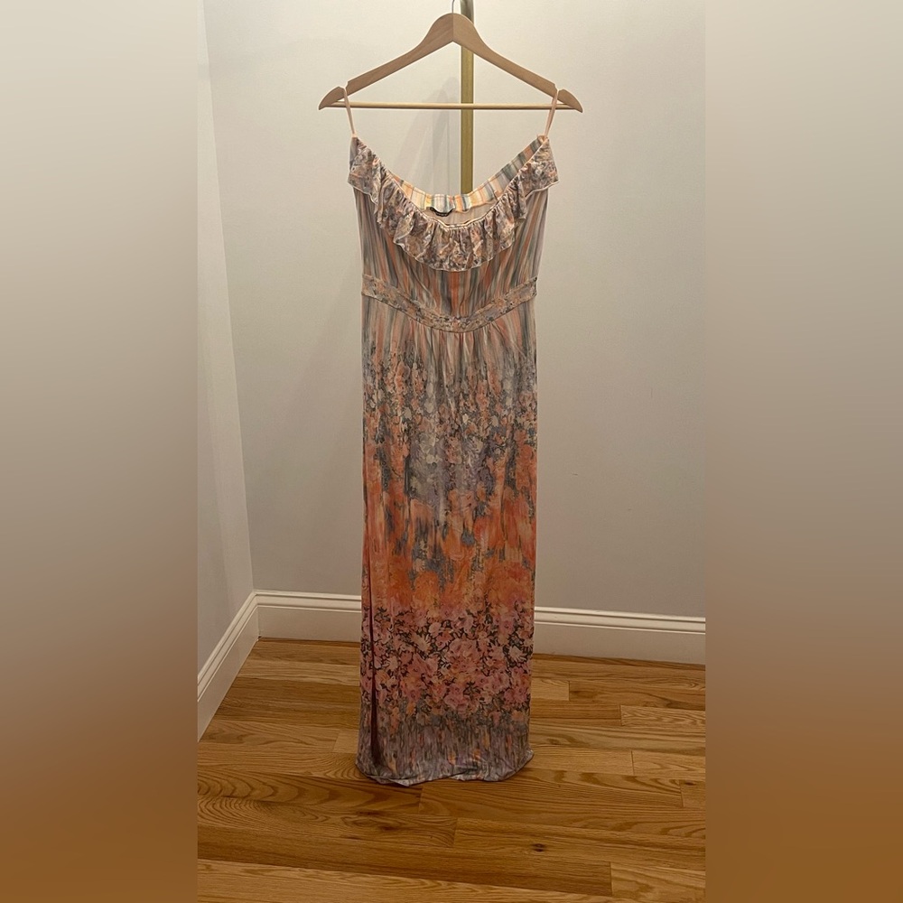 Oasis Multicolor Floral Maxi Dress